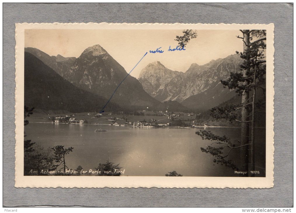 43753    Austria,   Am  Achensee  940 M.  Der  Perle  Von  Tirol,  VG  1946 - Achenseeorte