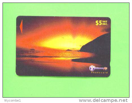 FIJI -  Magnetic  Phonecard/Dawn And Dusk - Fidji