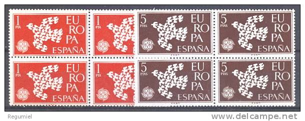 España 1371/1372 ** B4. Europa. 1961 - Ungebraucht