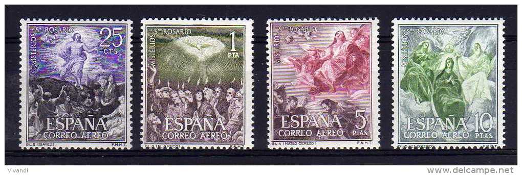 Spain - 1962 - Mysteries Of The Rosary (Airmails) - MNH - Neufs