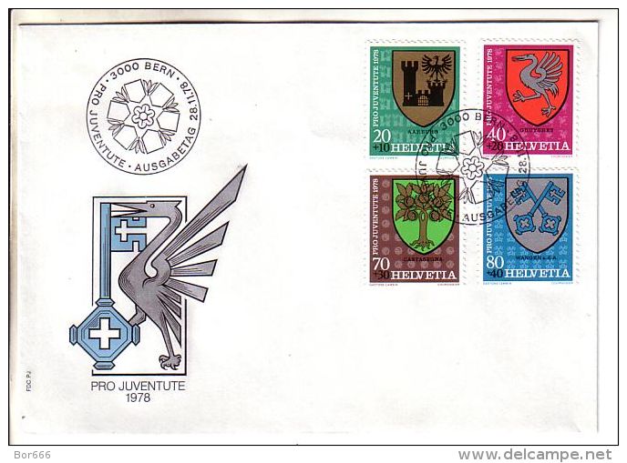 GOOD SWITZERLAND FDC 1978 - PRO JUVENTUTE - Covers & Documents