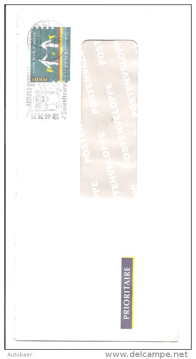 Luxemburg Luxembourg Umschlag Enveloppe 2004 Gebraucht Gestempelt Cancelled Used Oblitéré - Ganzsachen