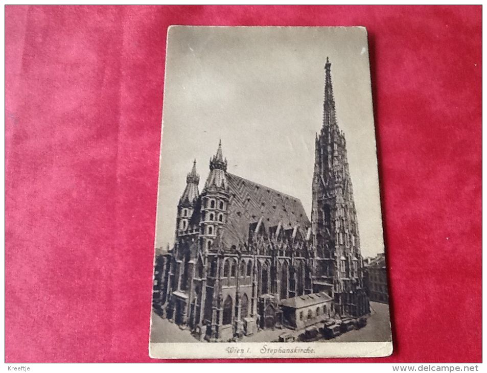 Wien Stephanskirche Versand Nach Belgien In 1920 ! - Kirchen