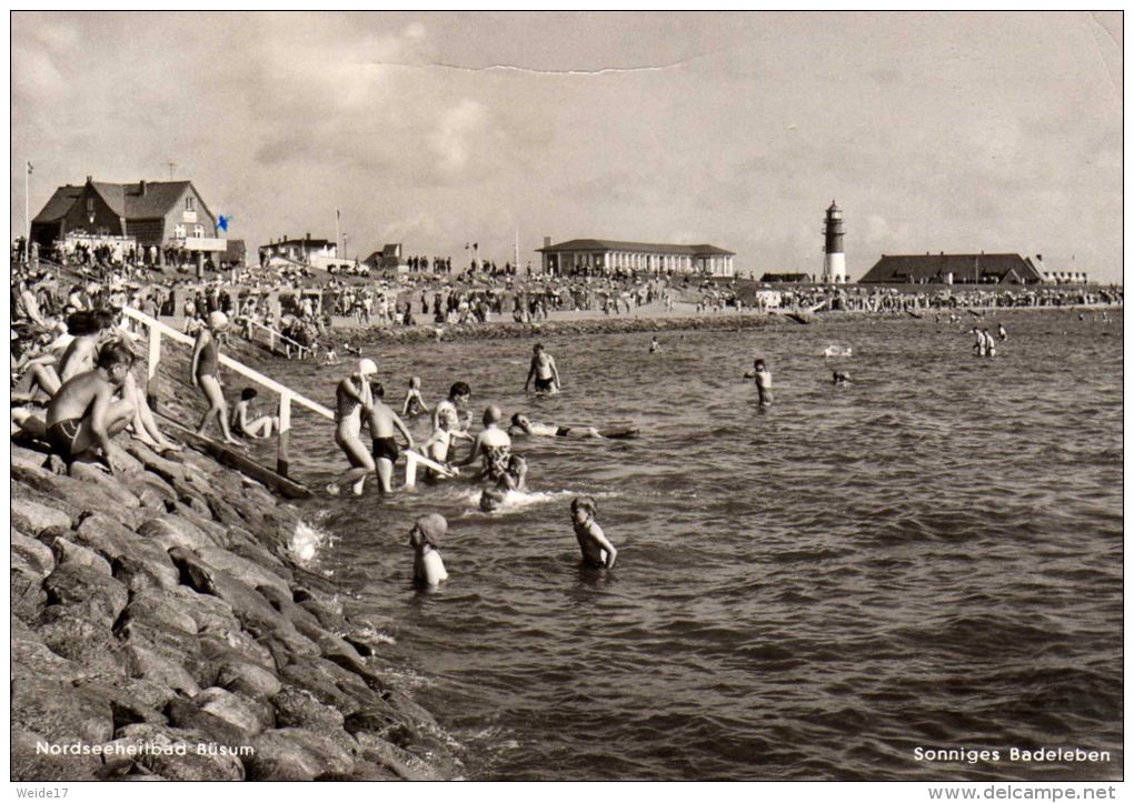 03078 - BÜSUM - Badeleben Am Strand - Büsum