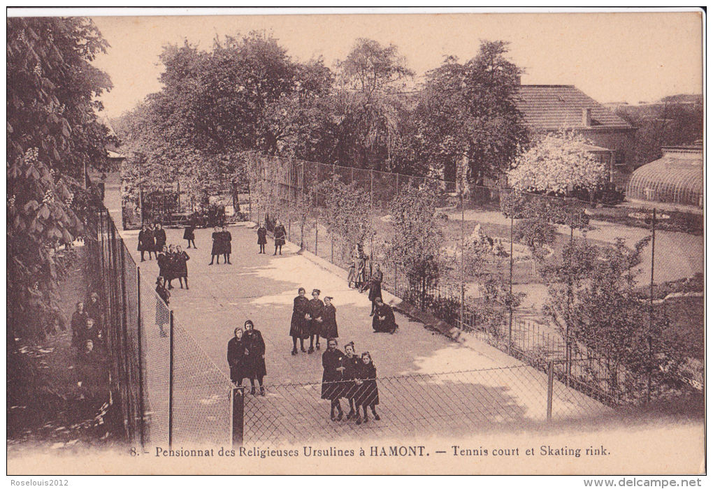 HAMONT : Pensionnat Des Religieuses Ursulines - Tennis Court Et Skating Rink - Hamont-Achel