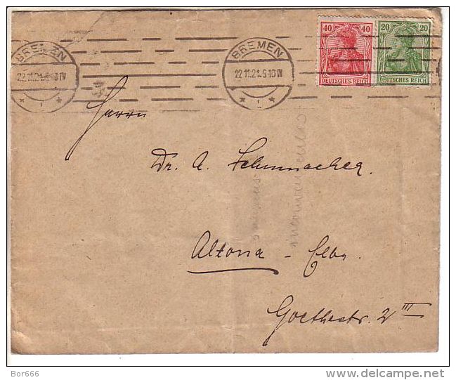 GOOD DEUTSCHES REICH Postal Cover 1921 - Good Stamped: Germania - Covers & Documents