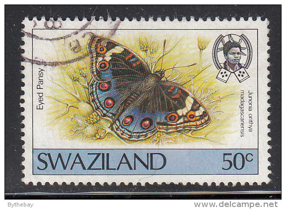 Swaziland Used Scott #513 50c Eyed Pansy - Butterflies - Swaziland (1968-...)