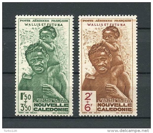 WALLIS FUTUNA 1942 PA N° 1 Et 2 ** Neufs = MNH Superbes Cote: 5.00 € Protection De L'enfance - Nuevos