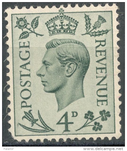 Great Britain  1938   4p  MH  Scott#241 - Unused Stamps