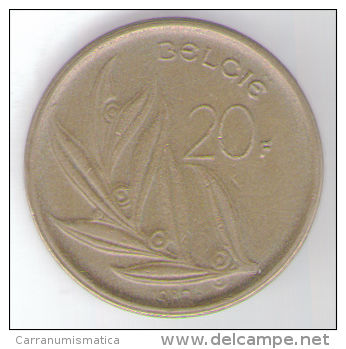 BELGIO 20 FRANCS 1980 - 20 Francs