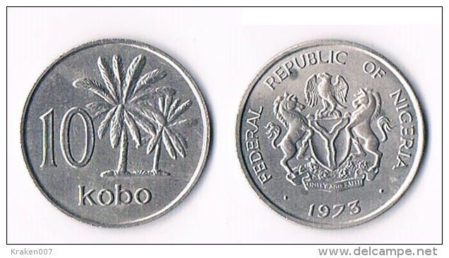 Nigeria  10 Kobo 1973 - Nigeria