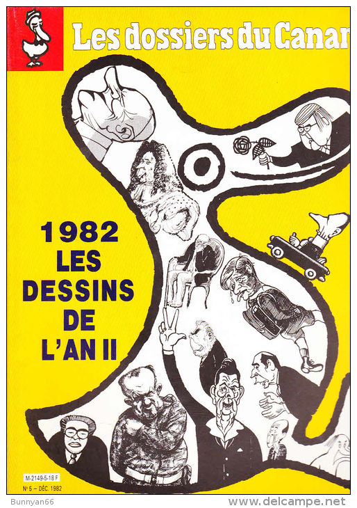 CANARD ENCHAINE DOSSIERS N°5 1982 LES DESSINS DE L'AN II - Humour