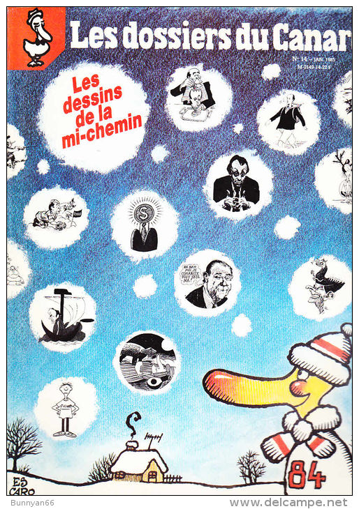 CANARD ENCHAINE DOSSIERS N°14 1984 LES DESSINS DE LA MI-CHEMIN - Humour