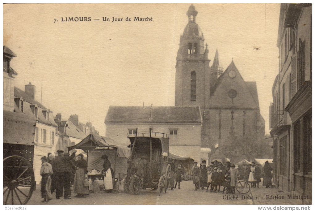 91 Limours. Un Jour De Marché - Limours