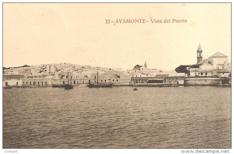 32 - AYAMONTE - VISTA DEL PUERTO - Huelva