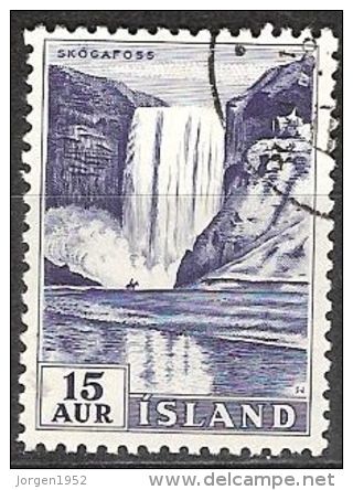 ICELAND #STAMPS FROM YEAR 1956 - Oblitérés