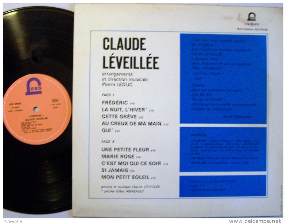 Claude LEVEILLEE 2ème LP BIEM Frédéric / Mon Petit Soleil - New Age