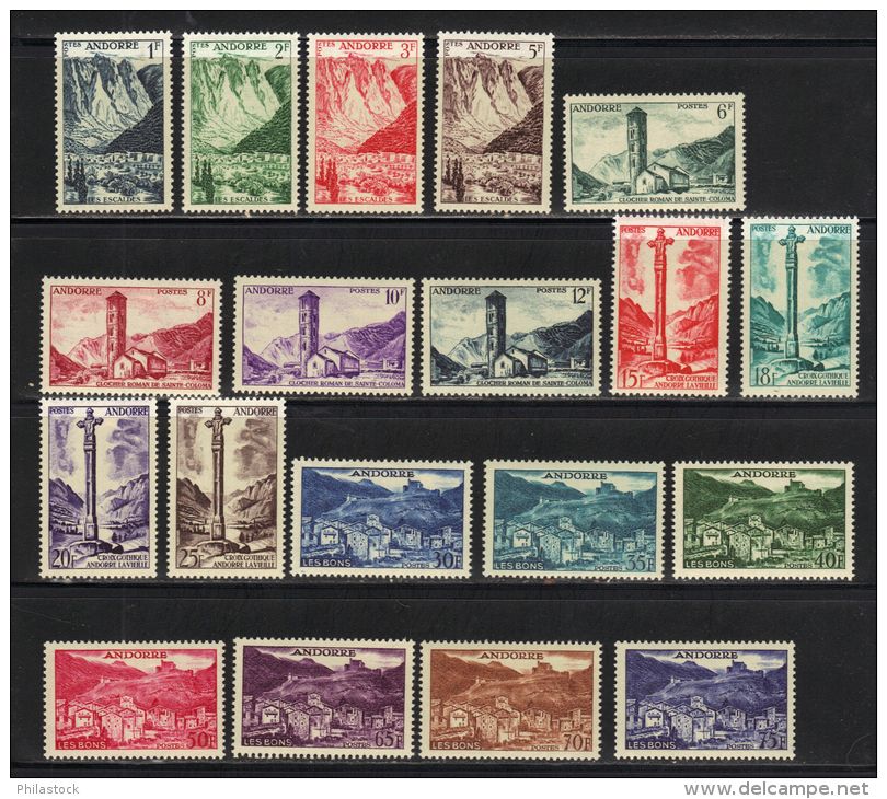 ANDORRE N° 138 à 153 * - Unused Stamps