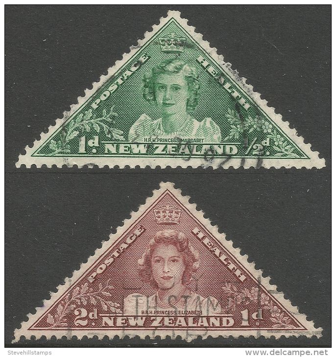 New Zealand. 1943 Health Stamps. Used Complete Set - Oblitérés