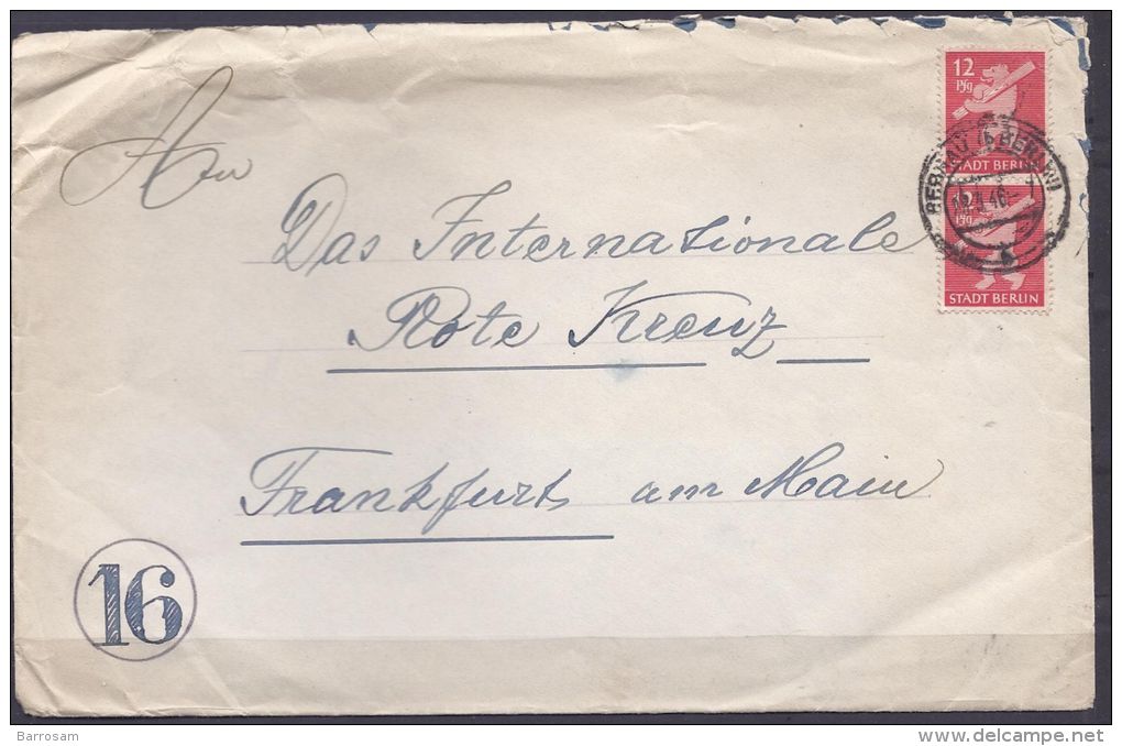 Germany1946:General Issues..Berlin Mi 5AA MeF Cover - Berlín & Brandenburgo