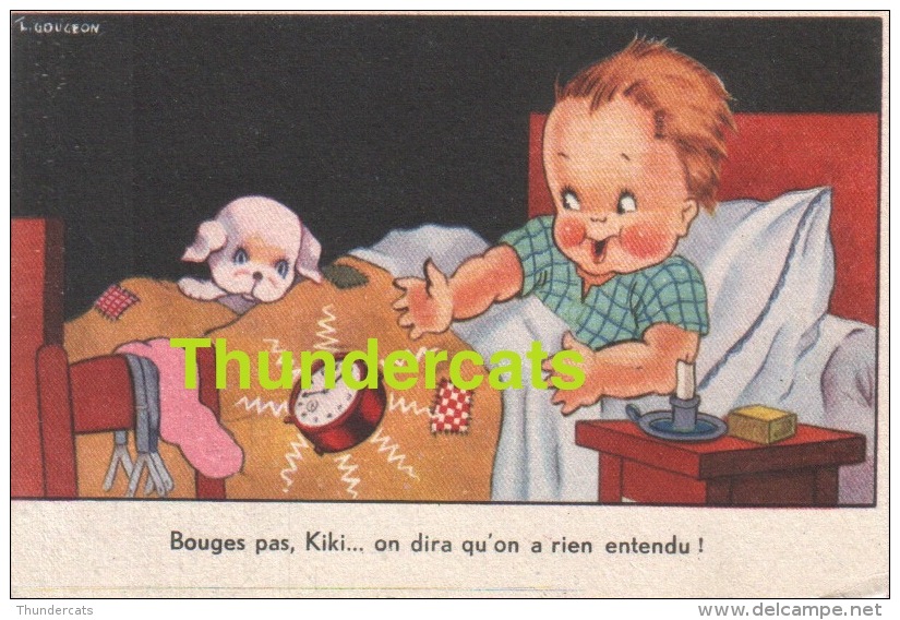 CPA ILLUSTRATEUR ENFANT ** GOUJEON GOUGEON ** ARTIST SIGNED CHILDREN CARD - Gougeon