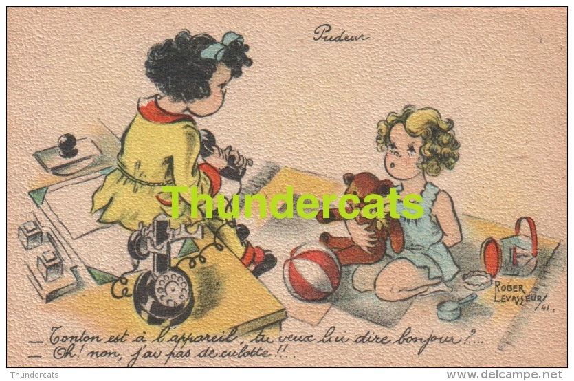 CPA ILLUSTRATEUR ENFANT ** ROGER LEVASSEUR ** ARTIST SIGNED CHILDREN CARD - Levasseur, Roger