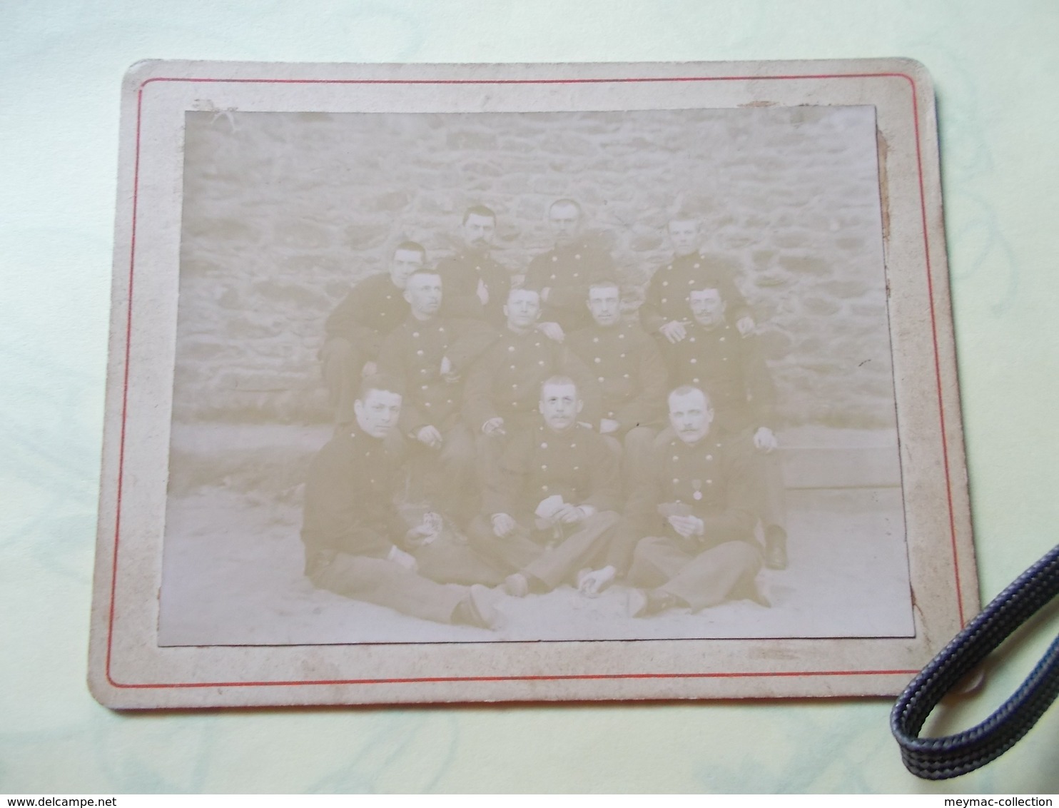 1895 1896 MILITAIRE REGIMENT à Déterminer Photos Soldats Au Dos Leur Noms Et Provenance Grade Et Suivi - Autres & Non Classés