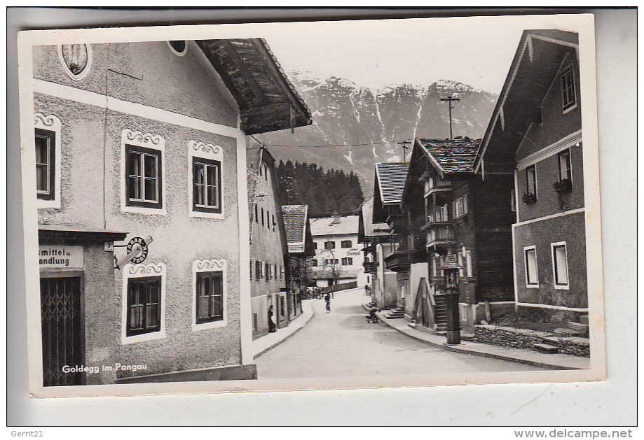 A 5622 GOLDEGG Im Pongau, Strassenpartie, 1957 - Goldegg