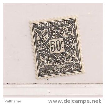 MAURITANIE  ( FRMAURI - 3 )  1914   N° YVERT ET TELLIER    TAXE  N°  22  N** - Used Stamps