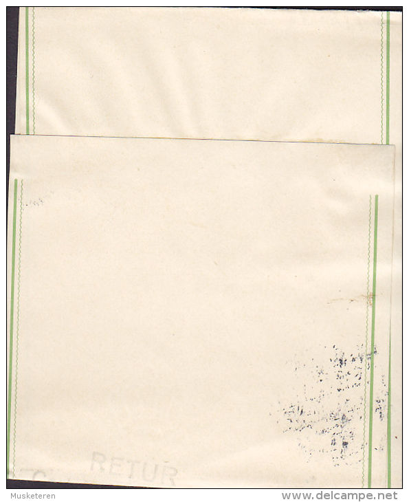 Denmark Postal Stationery Ganzsache Entier "Wrapper" Streifband 7 Ø Wellenlinien (46-I) KØBENHAVN K. 1927 (2 Scans) - Interi Postali