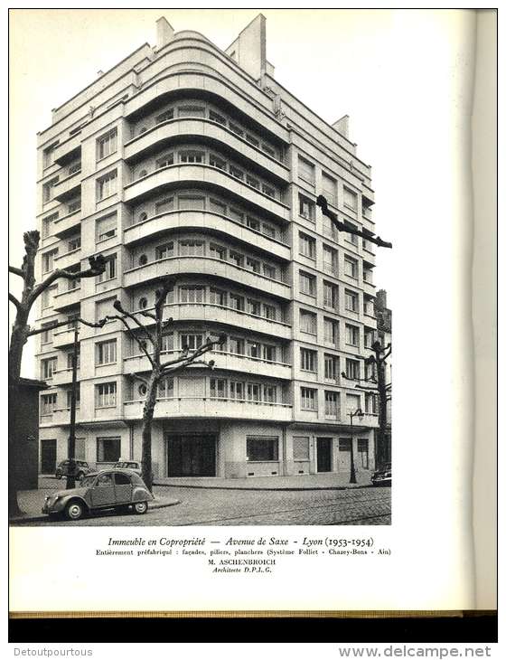 LYON 1959 40 ans construction coopérative L'AVENIR immeubles hlm usines Berliet Calor ponts 104 pages photos TOP