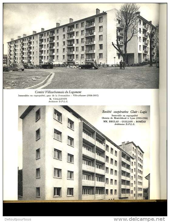 LYON 1959 40 ans construction coopérative L'AVENIR immeubles hlm usines Berliet Calor ponts 104 pages photos TOP