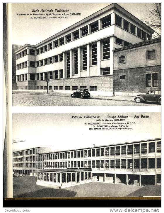 LYON 1959 40 ans construction coopérative L'AVENIR immeubles hlm usines Berliet Calor ponts 104 pages photos TOP