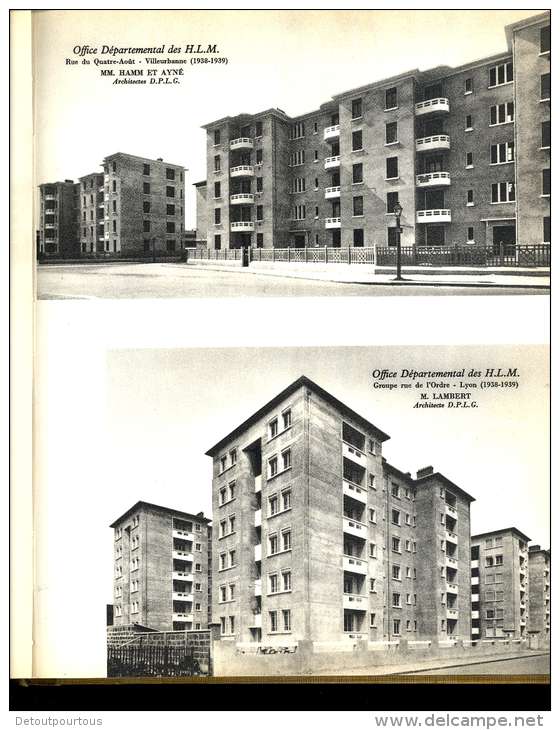 LYON 1959 40 ans construction coopérative L'AVENIR immeubles hlm usines Berliet Calor ponts 104 pages photos TOP