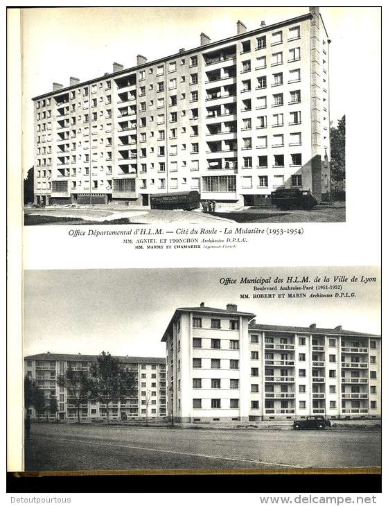 LYON 1959 40 ans construction coopérative L'AVENIR immeubles hlm usines Berliet Calor ponts 104 pages photos TOP