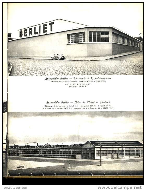 LYON 1959 40 ans construction coopérative L'AVENIR immeubles hlm usines Berliet Calor ponts 104 pages photos TOP