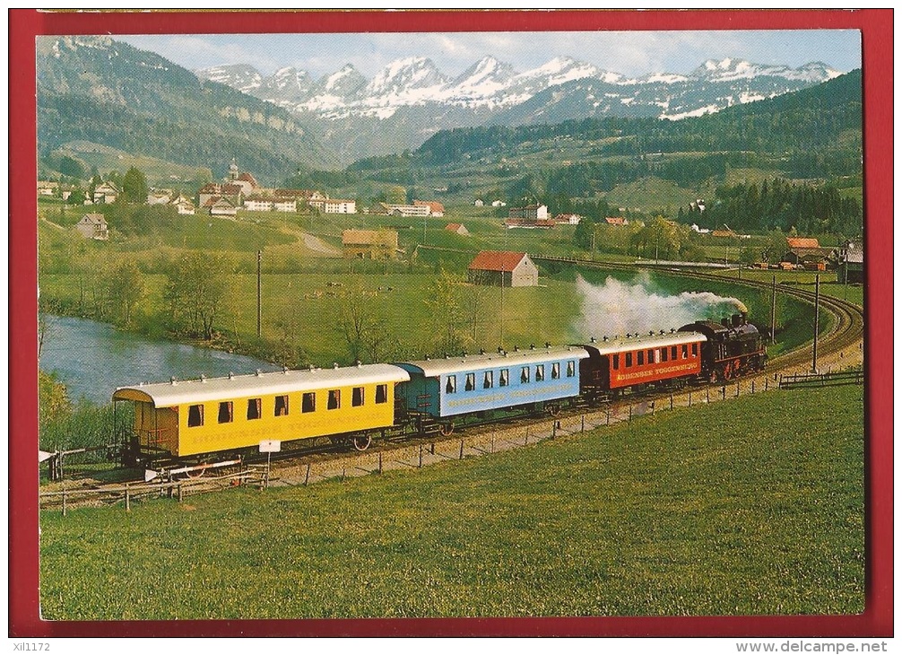 ADS-053 Amor-Express Der Bodensee-Toggenburg-Bahn Bei Nesslau Neu St.Johann. Zug. Nicht Gelaufen. - Nesslau