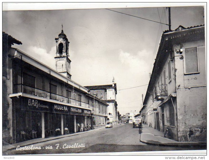 CORTEOLONA (PV) - VIA F. CAVALLOTTI - F/G - V: 1960 - Pavia