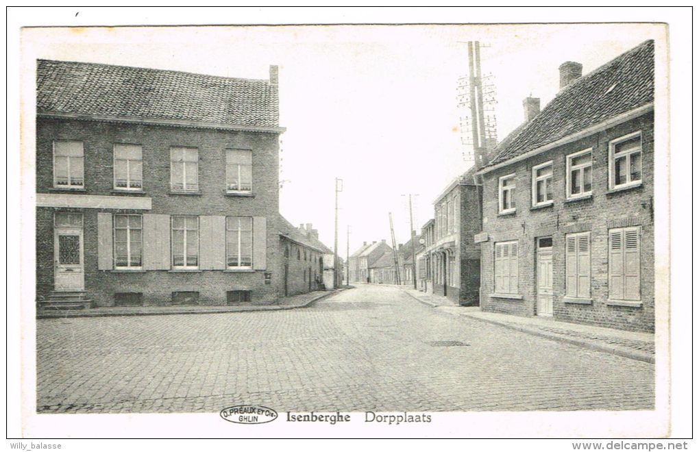 "Isenberghe / Iznberge - Dorpplaats" - Alveringem