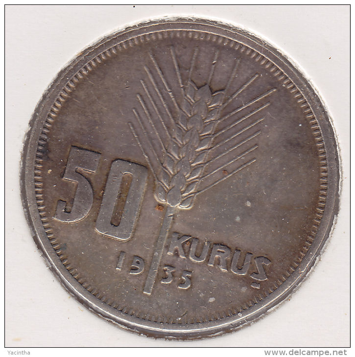 @Y@  Turkije   50 Kurus  1935    (item 2417) - Turquie
