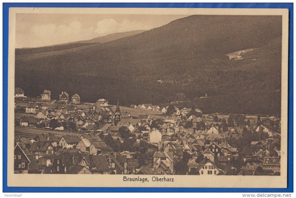 Deutschland; Braunlage Oberharz; Panorama; 1917 - Braunlage