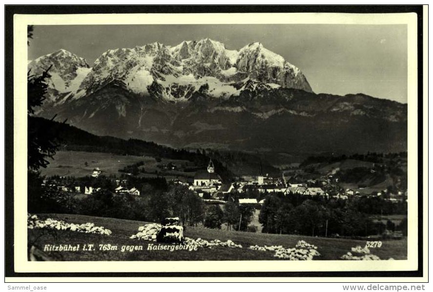Kitzbühel Gegen Kaisergebirge  -  Ansichtskarte  Ca.1935    (2544) - Kitzbühel