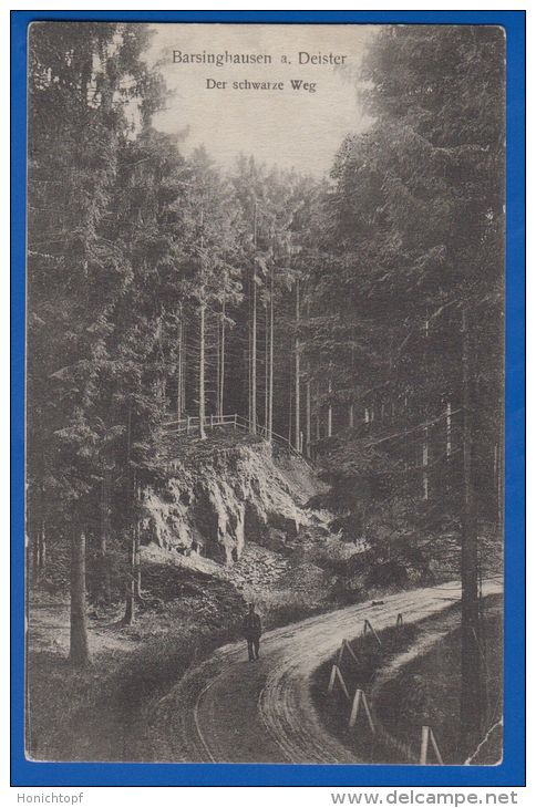 Deutschland; Barsinghausen Am Deister; Der Schwarze Weg; 1912 - Barsinghausen