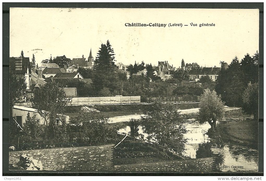 CP - CHATILLON-COLIGNY (LOIRET) : VUE GENERALE - Chatillon Coligny