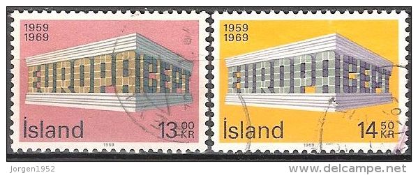 ICELAND #STAMPS FROM YEAR 1969 "EUROPE STAMPS" - Gebraucht