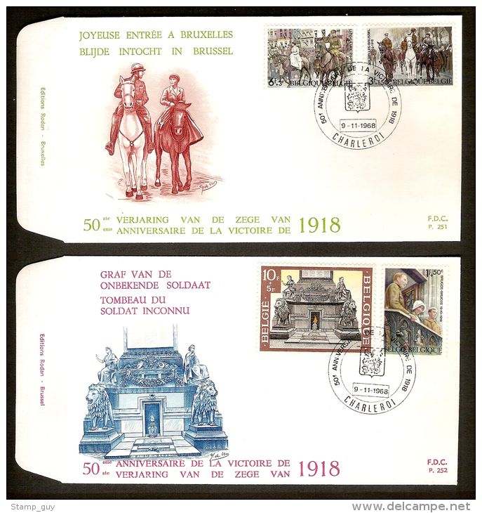 4 FDC Kaarten Van Nrs. 1482 (2x) En Serie 1474 T/e/m 1477 (zie 2 Scans) ! Inzet Aan 5 € ! - Unclassified