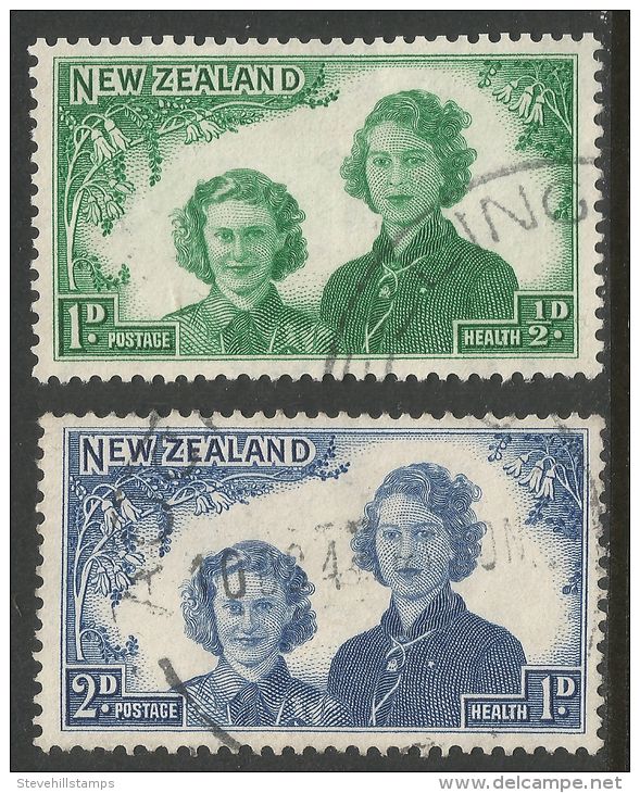 New Zealand. 1944 Health Stamps. Used Complete Set - Oblitérés