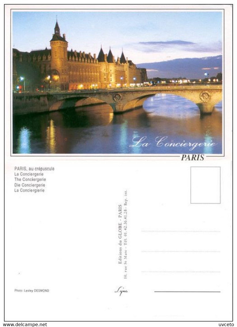 A209d France, Paris, La Conciergerie, Prison, Royal Palace, Palais De Justice, Lot Of 2 Postcards - Prison