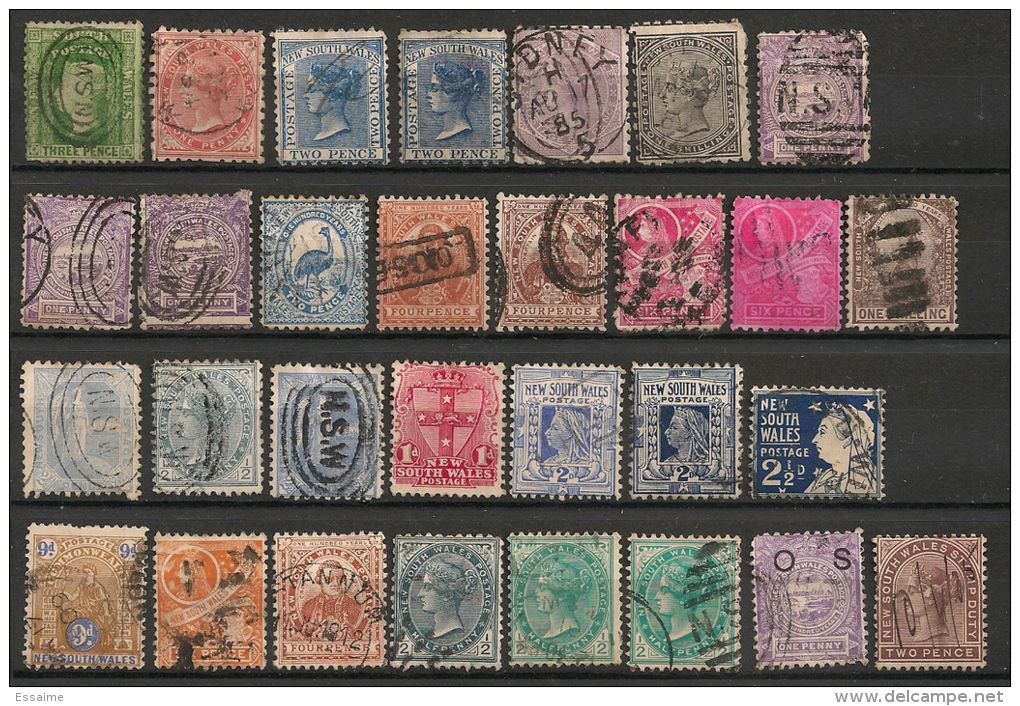 Lot Nouvelles Galles Du Sud. New South Wales. Oblit. - Used Stamps