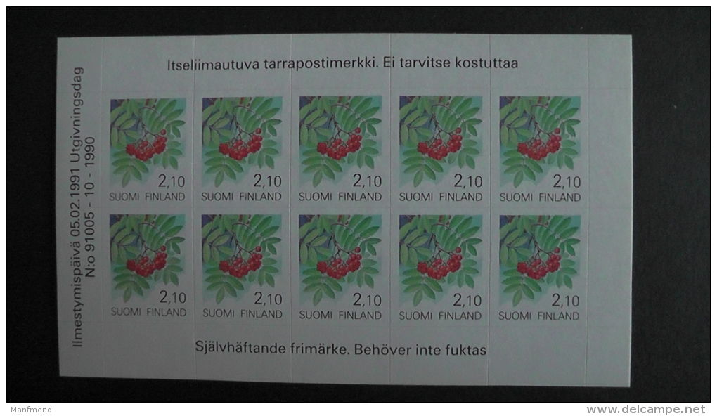 Finland - Mi.Nr. 1129 , Sheet**MNH - 1991 - Look Scan - Blocs-feuillets